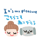 nenerin会話スタンプ日本語英語7気遣い修正（個別スタンプ：14）