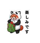 パンダになりたいレッサーパンダ（個別スタンプ：13）