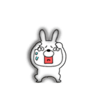 【動く】ウサギのうさ男57（個別スタンプ：14）