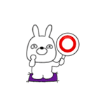 【動く】ウサギのうさ男57（個別スタンプ：24）