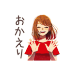 やさしい妻の秋♡ほんわか家族（個別スタンプ：13）