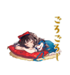 ズボラな雪白姫のお城ライフ（個別スタンプ：9）