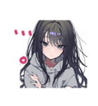 陰キャ女子の好きアピール♡（個別スタンプ：9）