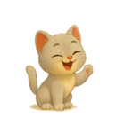 かわいい子猫スタンプ Vol.1（個別スタンプ：5）