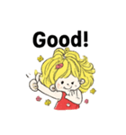 女の子・GIRLスタンプ（個別スタンプ：1）