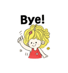 女の子・GIRLスタンプ（個別スタンプ：5）