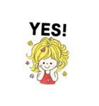女の子・GIRLスタンプ（個別スタンプ：6）