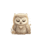 無言で伝えるフクロウの気持ち（個別スタンプ：14）