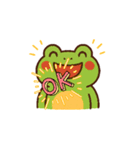 癒しのカエルさんだモン（個別スタンプ：4）