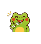 癒しのカエルさんだモン（個別スタンプ：14）