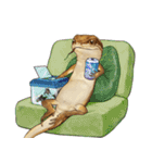 ニホンカナヘビのスタンプ2（個別スタンプ：14）