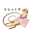 ニホンカナヘビのスタンプ2（個別スタンプ：24）