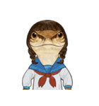 ニホンカナヘビのスタンプ2（個別スタンプ：38）