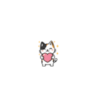 さりげにゃい三毛猫のきもち（個別スタンプ：1）