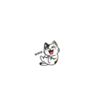 さりげにゃい三毛猫のきもち（個別スタンプ：5）
