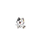 さりげにゃい三毛猫のきもち（個別スタンプ：6）