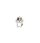 さりげにゃい三毛猫のきもち（個別スタンプ：15）