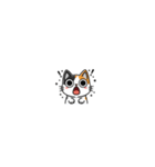 さりげにゃい三毛猫のきもち（個別スタンプ：21）