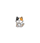 さりげにゃい三毛猫のきもち（個別スタンプ：25）