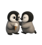ふわふわ赤ちゃんペンギン 第1集（個別スタンプ：18）