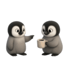 ふわふわ赤ちゃんペンギン 第1集（個別スタンプ：31）