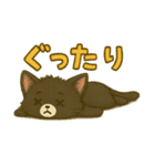 にゃん吉＆コン太のネガティヴスタンプ（個別スタンプ：3）