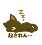 にゃん吉＆コン太のネガティヴスタンプ（個別スタンプ：8）