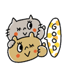 毎日使える♡カラフルドット♡動物（個別スタンプ：8）