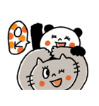 毎日使える♡カラフルドット♡動物（個別スタンプ：21）
