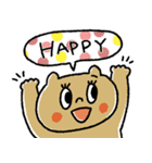 毎日使える♡カラフルドット♡動物（個別スタンプ：22）