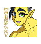 黄鬼の騒がしい日常（個別スタンプ：28）