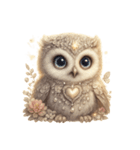 無言フクロウのシュール劇場（個別スタンプ：7）