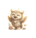 無言フクロウのシュール劇場（個別スタンプ：11）