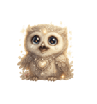 無言フクロウのシュール劇場（個別スタンプ：26）