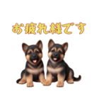 [お疲れ様です専用]ジャーマンシェパード（個別スタンプ：9）