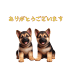 [ありがとう専用]ジャーマンシェパード（個別スタンプ：7）