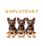 [ありがとう専用]ジャーマンシェパード（個別スタンプ：13）