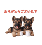 [ありがとう専用]ジャーマンシェパード（個別スタンプ：16）