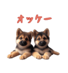 [オッケー専用]ジャーマンシェパードベビー（個別スタンプ：5）