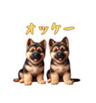 [オッケー専用]ジャーマンシェパードベビー（個別スタンプ：14）