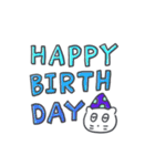 ベベニャンの誕生日パーティー(KOR-SPN)（個別スタンプ：7）