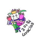 ベベニャンの誕生日パーティー(KOR-SPN)（個別スタンプ：14）