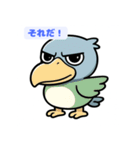 無表情なのに愛されるハシビロコウ（個別スタンプ：30）