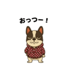 日常会話で大活躍！かわいいパーカー犬2（個別スタンプ：5）