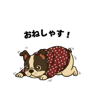 日常会話で大活躍！かわいいパーカー犬2（個別スタンプ：19）