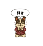 日常会話で大活躍！かわいいパーカー犬2（個別スタンプ：20）
