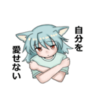 ネコ星人ちゃんスタンプ（個別スタンプ：7）