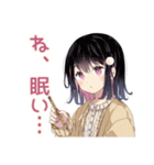 ふんわり女子中学生の勉強あるある（個別スタンプ：17）