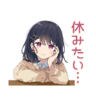ふんわり女子中学生の勉強あるある（個別スタンプ：21）