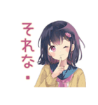 ふんわり女子中学生の勉強あるある（個別スタンプ：31）